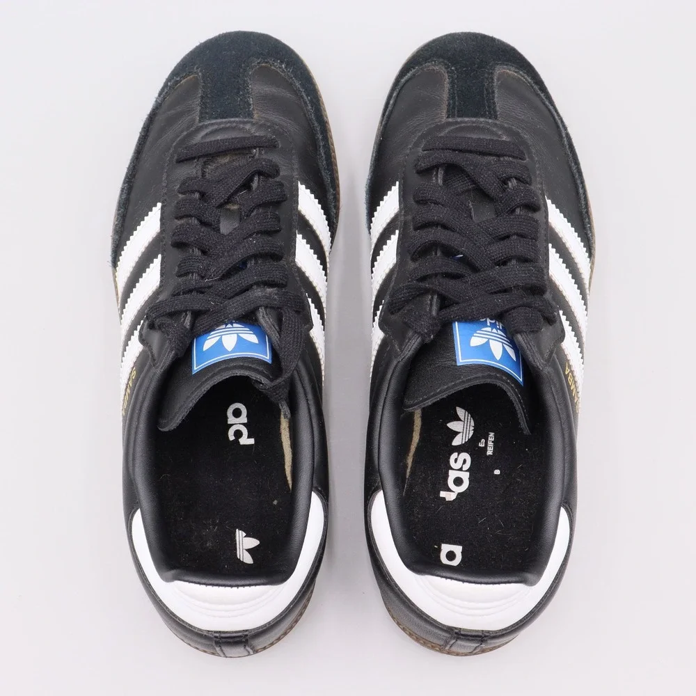 Adidas Samba OG Core Black White Gum Mens Size 7 US Casual Sneakers Shoes B75807